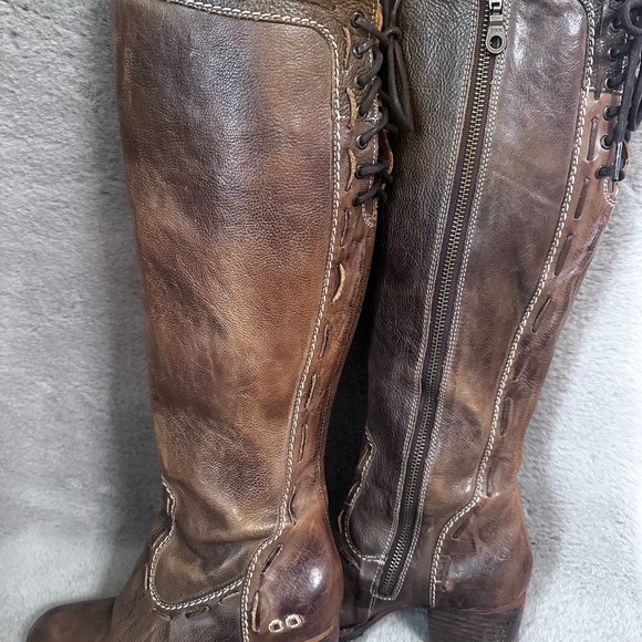 Bedstu: Cobbler Series leather, knee-high boots👢 - Picture 6 of 16